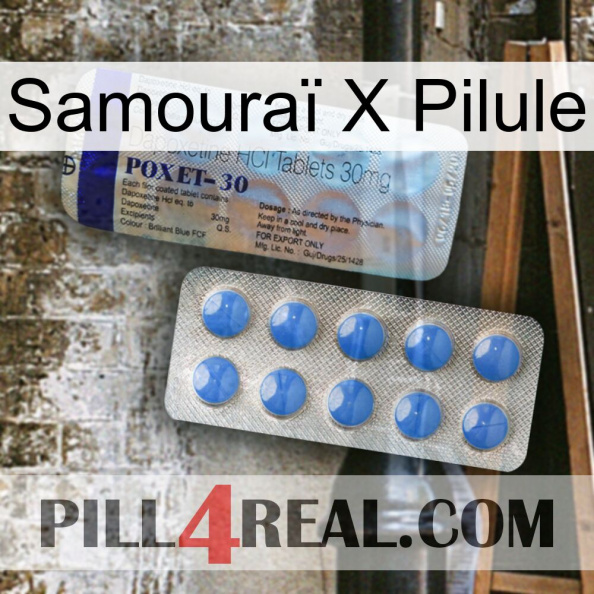 Samouraï X Pilule 39